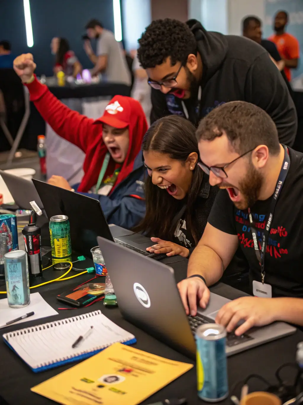 An image showing a team of cybersecurity experts collaborating on a risk assessment report, highlighting their expertise in identifying and mitigating potential vulnerabilities in federal systems.